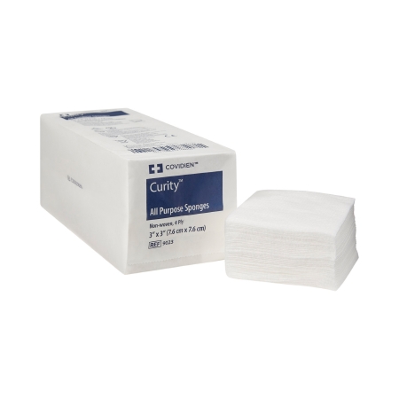 Sponges Nonwoven Curity™ Polyester / Rayon 4-Ply .. .  .  